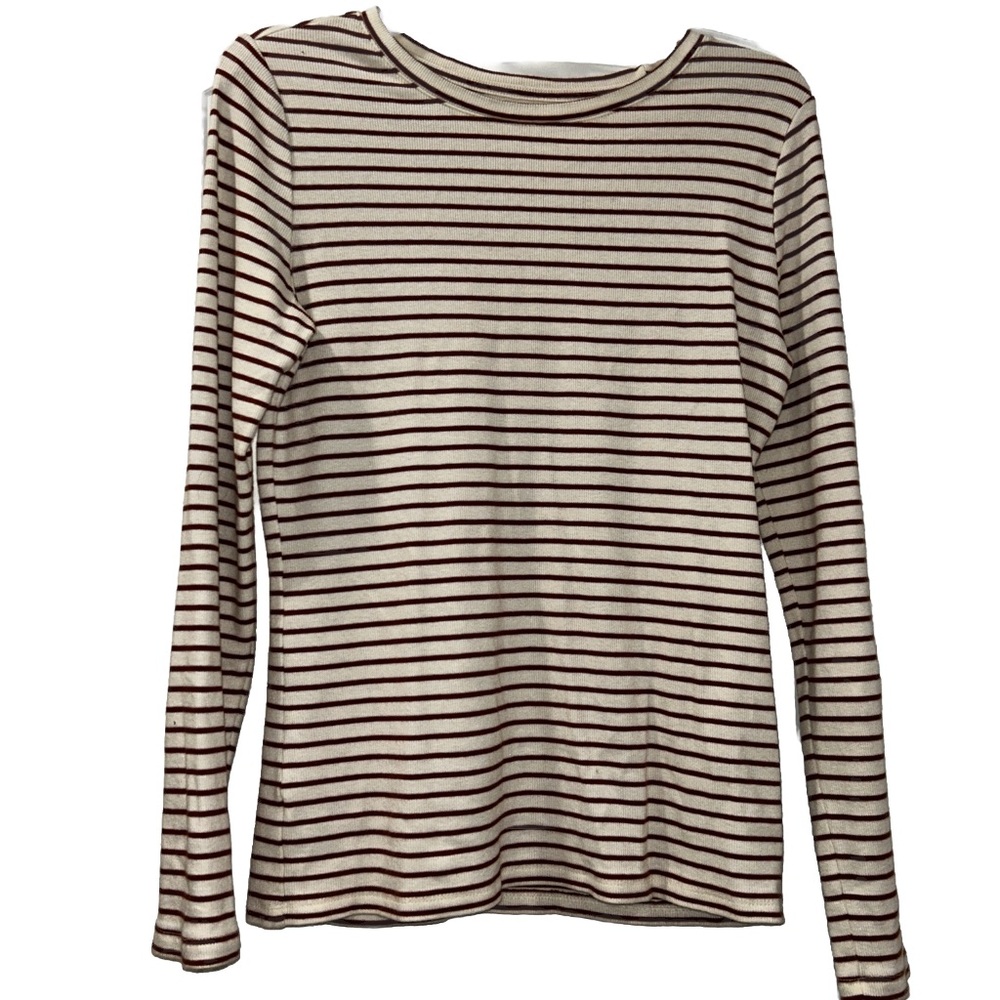 Women's Striped Long Sleeve Top